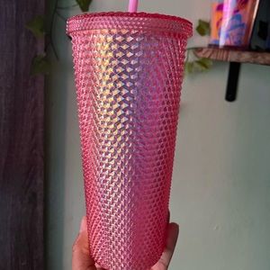 Shiny Pink Studded Tumbler 26oz - *Starbucks Dupes * BRAND NEW!